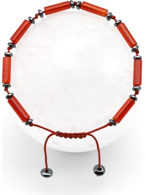 Alibaba Doğaltaş Akik Doğal Taş Makrome Örme Bileklik