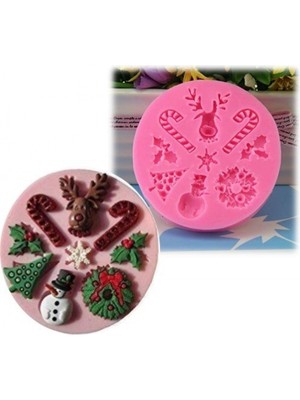 Depposite Silikon Noel Şeker Set Kalıp