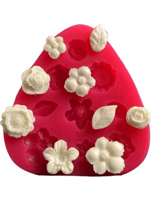 VİP Silikon Çiçekler Kalıp 8x8 cm
