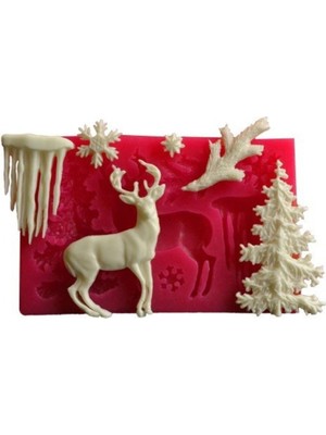 VİP Silikon Yılbaşı Temalı Kalıp 2 11X7 cm