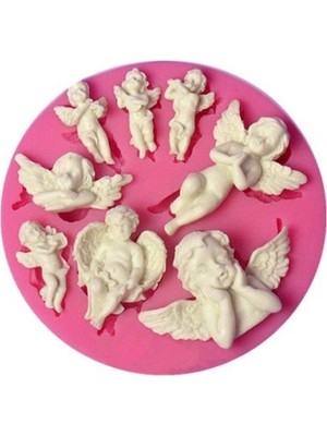 Gurmender Silikon Minyatür Melekler Kalıp 2,5-4 cm