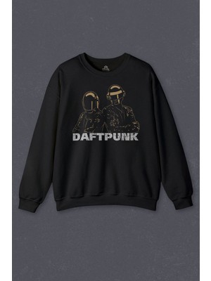 So Cool  Sweatshirt Daft Punk Müzik Get Lucky Music Baskılı Sweat