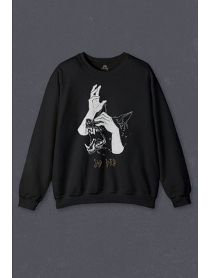 So Cool  Sweatshirt Sad Bötch Dog Asi Baskılı Sweat