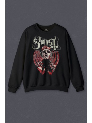 So Cool  Sweatshirt Ghost Bc Tobias Forge Music Müzik Rock Gotik Baskılı Sweat