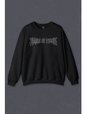 So Cool  Sweatshirt Cradle Of Filth Black Metal Gotik Gothic Goth Music Baskılı Sweat