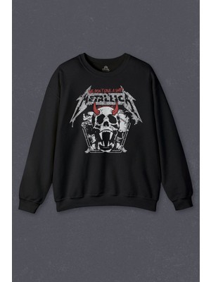 So Cool  Sweatshirt Metallica Baskılı Sweat