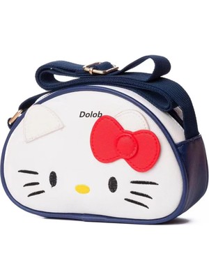 Dolob Crossbody Çanta, Gündelik Omuz Çantası, Karikatür Sevimli Kız Kalpli Kozmetik Çantası, Cep Telefonu Çantası, Bozuk Para Cüzdanı (Yurt Dışından)