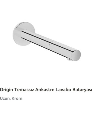 Vitra Origin Temassız Ankastre Lavabo Batarya Seti