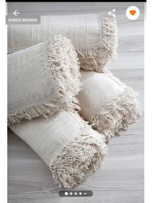 Miss Linda Home Collection Miss Linda Home  Pamuklu Buldan Işi Koltuk-Çekyat Örtüsü 180 x 450 cm