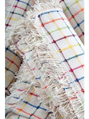 Miss Linda Home Collection Pamuklu Buldan Çekyat Örtüsü 180* 180