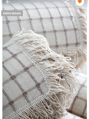 Miss Linda Home Collection Pamuklu Buldan Işi  Çekyat Örtüsü 180*220 cm