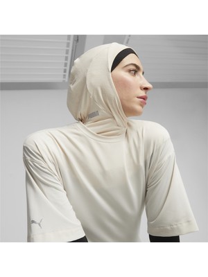 Puma Kadın Bej Puma Sports Hijab Bej Spor Eşarbı