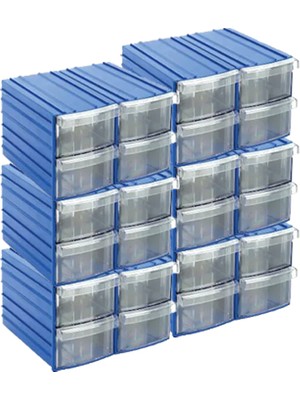 Sembol Y114 Plastik Çekmeceli Kutu (24 Çekmeceli)