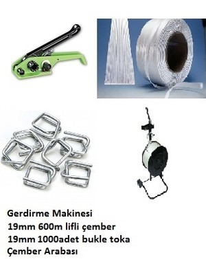 Teknopak 19MM Kompozit Lifli Çember Takımı Çemberleme Seti