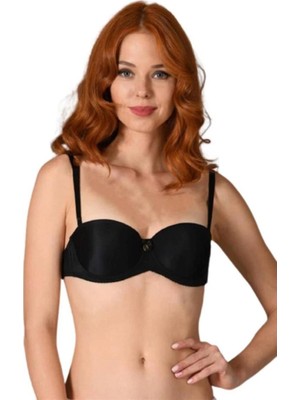 Nbb 3520 Bayan Destekli Dolgulu Straplez Sütyen Tekli