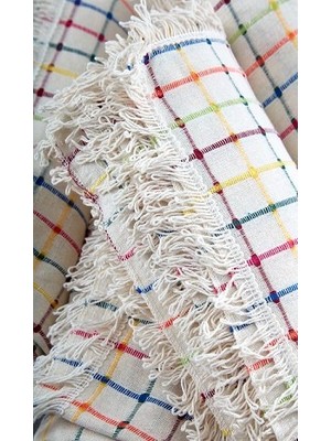 Miss Linda Home Collection Pamuklu Buldan Işi Çekyat Örtüsü 180*180 cm (Tekli Koltuklar Içindir)