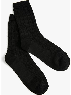 Koton Basic Soket Çorap Dokulu