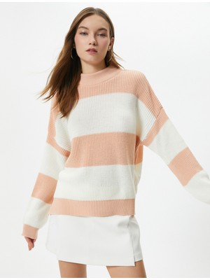 Koton Triko Kazak Uzun Kollu Dik Yaka