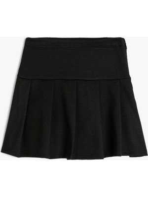 Koton Basic Mini Etek Pileli