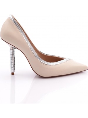 Dgn 4520 Kadin Taş Sarili Topuklu Ayakkabi