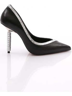 Dgn 4520 Kadin Taş Sarili Topuklu Ayakkabi