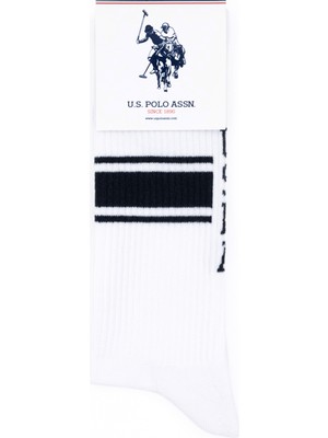 U.S. Polo Assn. Erkek Beyaz Çorap 50281696-VR013