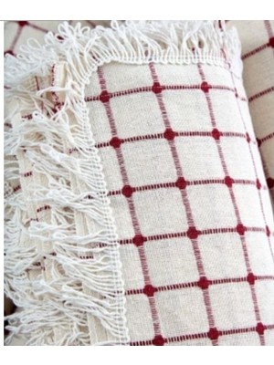 Miss Linda Home Collection %100 Pamuklu Buldan Işi Koltuk Örtüsü 180X180 cm