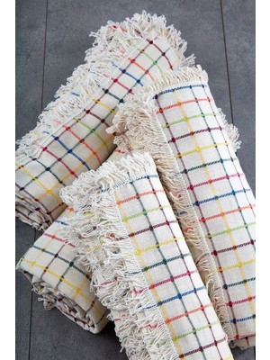 Miss Linda Home Collection Pamuklu Buldan Işi  Çekyat Örtüsü En Büyük Boy Oturma Grubu Örtüsü (350'Lİ Takım)