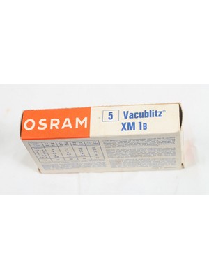 Osram 5 Adet Osram Flash Bulbs Photoflashes Xm 1b