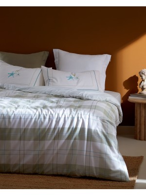 Madame Coco Musette Çift Kişilik %100 Pamuk Ranforce Baskılı Nevresim Takımı - Haki