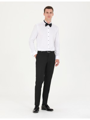 Pierre Cardin Erkek Beyaz Slim Fit Smokin Gömlek 50268205-VR013