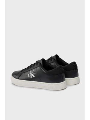 Calvin Klein Logolu Deri Sneaker Ayakkabı YM0YM008640GM Erkek Ayakkabı YM0YM00864 0gm