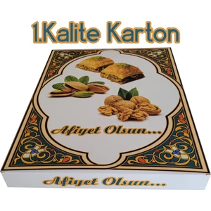 Baklava Tepsi Kutusu 50 Adet