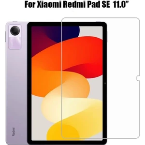 TEKNETSTORE Xiaomi Redmi Pad Se 8 GB 128 GB 11" Tablet Uyumlu Nano Kırılmaz Ekran Koruyucu Şeffaf Cam Tam Uyumlu