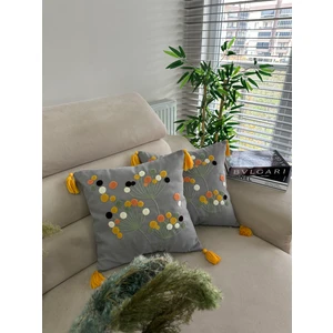En Gözde Home Punch Nakışlı 2ADET Kırlent Kılıfı