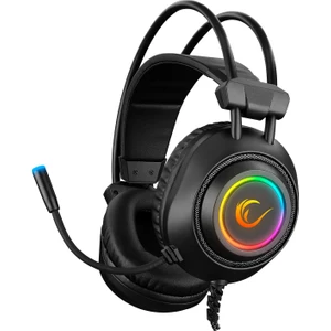 RM-K19 Raging Plus Siyah USB 7.1 RGB Oyuncu Mikrofonlu Kulaklık