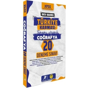 Tasarı Akademi Yayınları Kpss Coğrafya Dev Kadro Türkiye Karması 20 Deneme