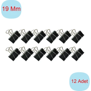 19 Mm Double Klips-12'Li