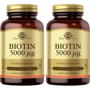 Biotin 5000 Mcg 50 Bitkisel Kapsül 2 Adet