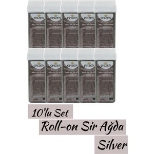 10'lu Roll-On Kartuş Ağda Pudralı Silver
