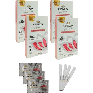 Hassas Ciltler Için Titanium Pudralı 4lü Boncuk Ağda, Spatula, Mendil, Seti