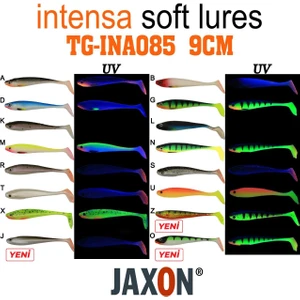 Silikon Balık Jaxon Gummy Intensa TG-INA085 9cm 5’li Pk Renk:a
