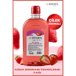 Çilekli Sir Ağda Temizleme ve Masaj Yağı 500ML