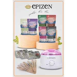 Isıtıcılı Boncuk Ağda Seti + Spatula-Temizleme Mendili