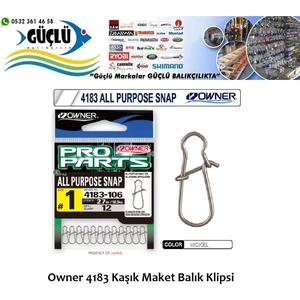 4183 Kaşık Maket Balık Klipsi No:2