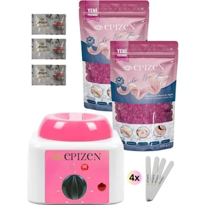 Sir Ağda Makinesi + 2 Adet Hassas Ciltler Için 250 gr Boncuk Sir Ağda + Mendil-Spatula Seti