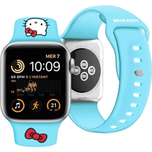 Hello Kitty Watch 41MM Uyumlu Kordon Hello Kitty Orjinal Lisanslı Logolu Fiyonk & Kitty Head Yumuşak Strap Kayış