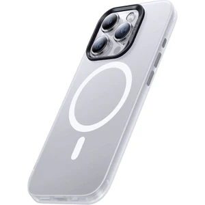Apple iPhone 15 Pro Max Uyumlu Magsafe Şarj Özellikli Lucid Armor Kılıf Beyaz