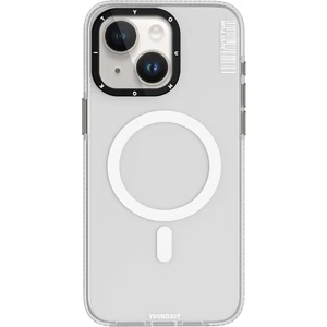 Apple iPhone 15 Plus Uyumlu Magsafe Şarj Özellikli Youngkit Crystal Color Serisi Kılıf Şeffaf