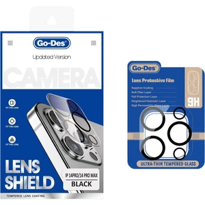 Apple iPhone 14 Pro Uyumlu Go Des Lens Shield Cl-14 Kamera Lens Koruyucu Şeffaf